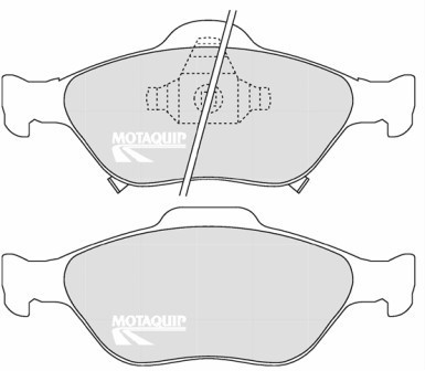 MOTAQUIP LVXL1282 set placute frana,frana disc foto