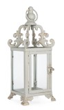 Cumpara ieftin Felinar metal gri vintage Eris 14x14x37h