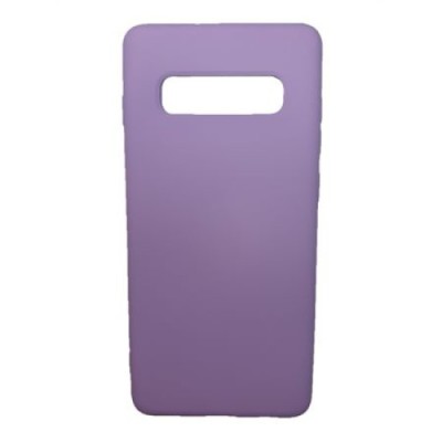 Husa silicon soft-touch compatibila cu Samsung Galaxy S10, Mov Lila foto