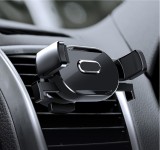 Suport Telefon Auto Universal, Prindere Ventilatie EASY ONE TOUCH, Negru