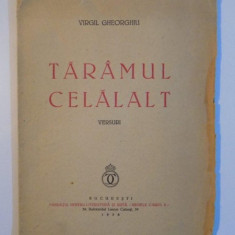 TARAMUL CELALALT. VERSURI de VIRGIL GHEORGHIU 1938