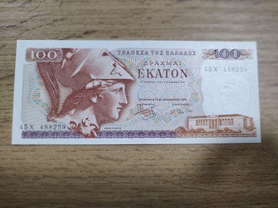 GRECIA 100 DRAHME 1978 AUNC/UNC foto