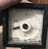 OBCT2 Ampermetru 300 A 1979 (Se vide ca defect)