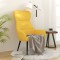 vidaXL Scaun de relaxare, galben muștar, material textil 341078