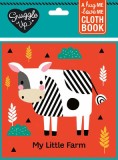 My Little Farm - Carte Textila pentru Bebelusi, Moale, Antistres cu Grimasa, Educativa, Engleza