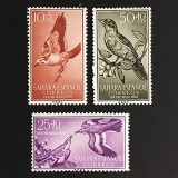 Sahara Spaniola 1958 - Păsări, serie neuzata