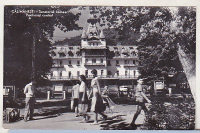bnk cp Calimanesti - Sanatoriul balnear - Pavilionul central - circulata foto
