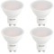 Set 4 Spoturi Led GU10, 6W, 220V lumina calda DLF 3060