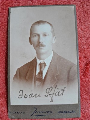 Fotografie tip CDV, Ioan Sfat, inceput de secol XX foto