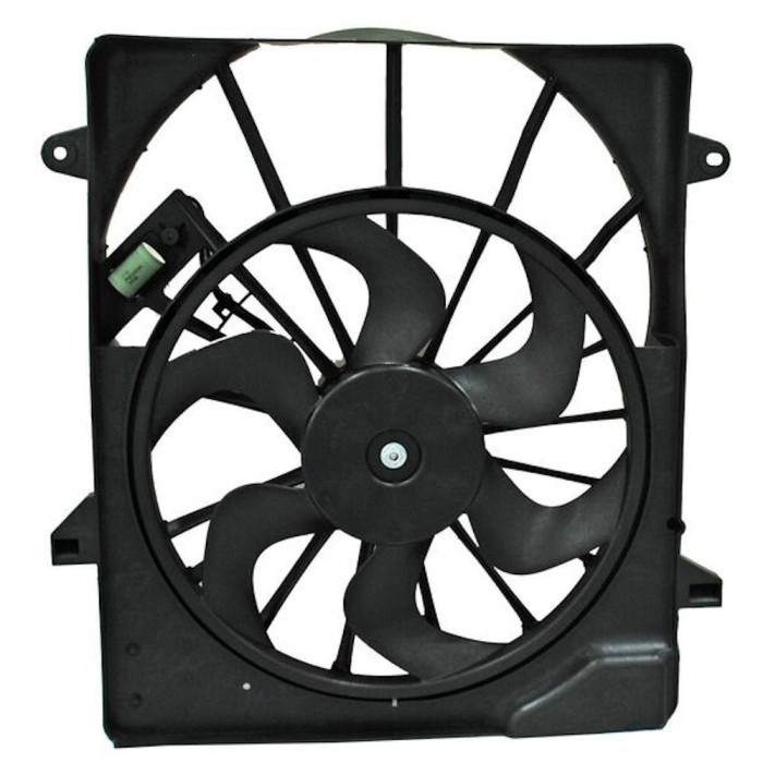 GMV radiator electroventilator Dodge Nitro (Kj), 2007-2011, Motorizare 3,7 V6 151/154kw; 4,0 V6 191kw Benzina, tip climatizare , dimensiune 450mm , c