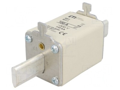 Siguranță Ardere Rapidă 100A 500VAC NH1 WT-NH foto