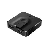 SWITCH video Ugreen, &quot;CM217&quot; 4K la 60Hz bi-directional, 2 x HDMI switch and HDMI splitter , negru, &quot;50966&quot; (timbru verde 0.8 lei)- 6957303859665