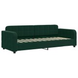 Cumpara ieftin Cadru de pat, verde inchis, 80x200 cm, catifea