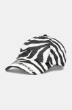 Versace Jeans Couture șapcă de baseball din bumbac femei, culoarea negru, cu imprimeu, 78HAZK17 ZG368