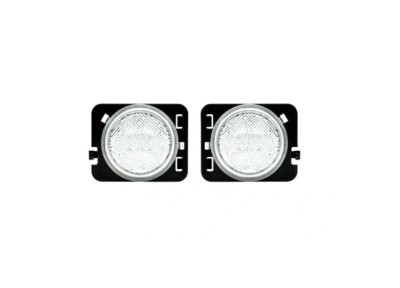Lampa semnalizare Jeep Wrangler (Jk), 07.2006-2018, model tuning, montare fata, stanga+dreapta, LED; transparent; tuning; in aripa, RapidAuto foto