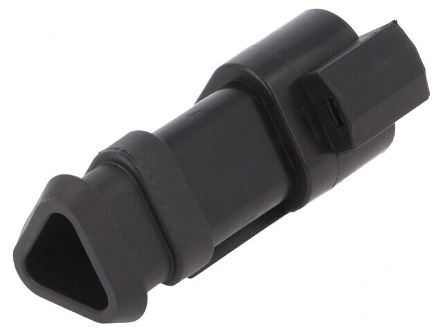Conector cablu PX0 3 pini negru