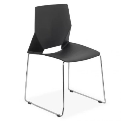 SCAUN VIZITATORI HRC 627 NEGRU foto