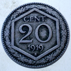 7.655 ITALIA 20 CENTESIMI 1919 R