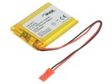 Baterie Li-Po AKYGA 3,7V 1850mAh cu conector JST SYP-02T-1