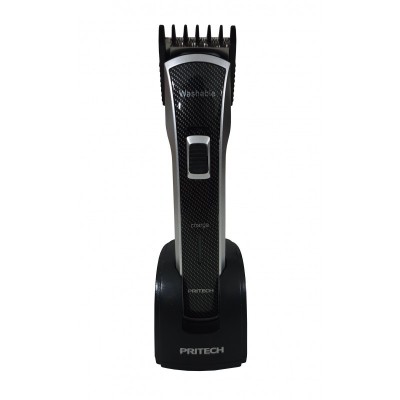 Aparat De Tuns Pritech 1723 , Stand Incarcare , Lame Inox , Argintiu/Negru foto