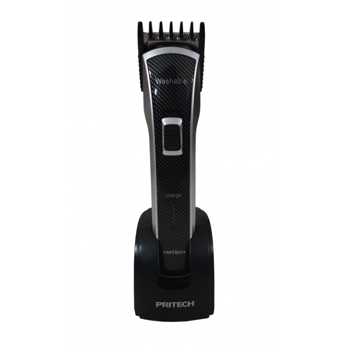 Aparat De Tuns Pritech 1723 , Stand Incarcare , Lame Inox , Argintiu/Negru