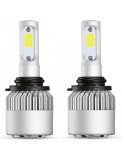 Set 2 leduri HB4 COB Canbus pentru far auto putere 72W, luminozitate 8000 Lm, 12V - 24V 6000k