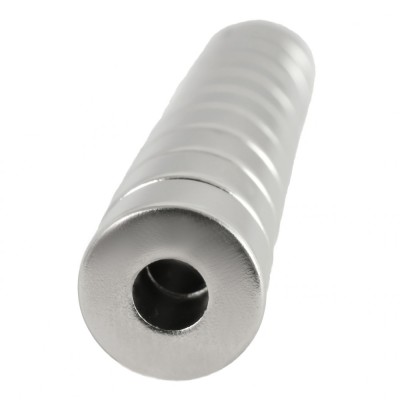 Magnet neodim inel 10mm x 4mm x 5mm - set de 10 bucati foto