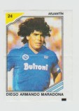 bnk crc Surprize de guma mestecat Ulker - fotbalisti 1988 - Maradona - nr 24