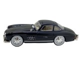 Macheta Metalica replica Mercedes-Benz 300SL Gullwing, 1:24, cu Abur si Sunete Deschide Usi, Capota, Portbagaj Culoare Neagra