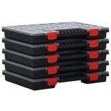 Cumpara ieftin Cutii de organizare, 5 buc., 40x30x5 cm, polipropilena
