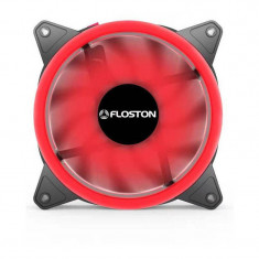 Ventilator pentru carcasa Floston Halo Dual Red LED foto