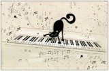 Cumpara ieftin Suport pentru masa - Chat Sur Piano | Kiub