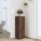 Gossi suport de plante, stejar maro, 33x33x100 cm, lemn prelucrat