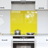 vidaXL Contrablat bucătărie galben 70x60x0.6 cm sticlă securizată