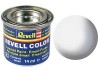 Alb mat matasos RAL 9010, vopsea email 14 ml, Revell