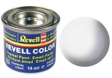 Alb mat matasos RAL 9010, vopsea email 14 ml, Revell