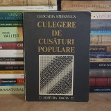 LEOCADIA STEFANUCA - CULEGERE DE CUSATURI POPULARE , 1979 #