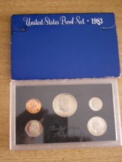 D12 - Set monede - America - emise in anul 1983 - proof!