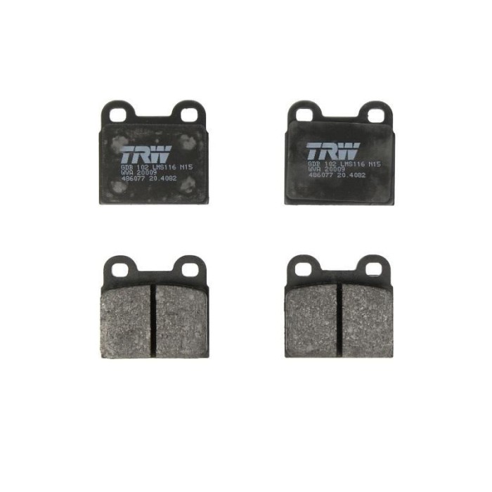 Set placute frana spate TRW