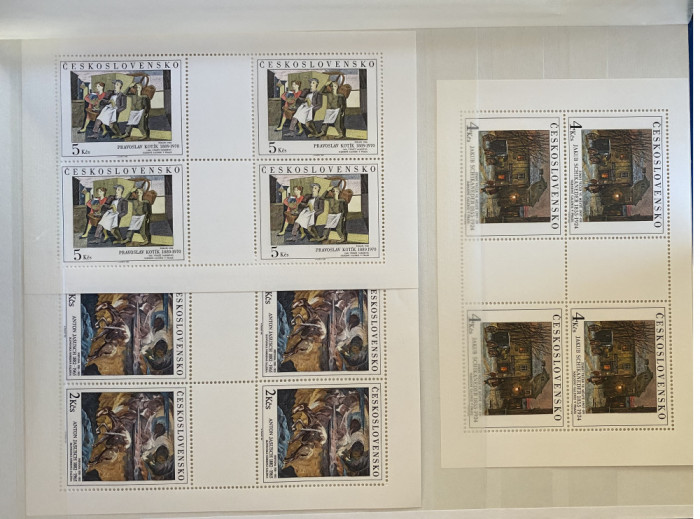 PC292 - Cehoslovacia 1989 Picturi din Galeria Nationala Praga, serie MNH, 4x3v