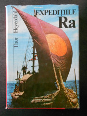 THOR HEYERDAHL - EXPEDITIILE RA (1973, editie cartonata) foto