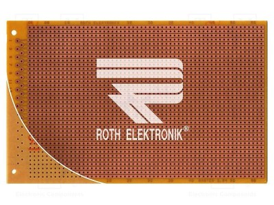 Placă universală singură față ROTH ELEKTRONIK GMBH, 100mm x 160mm foto