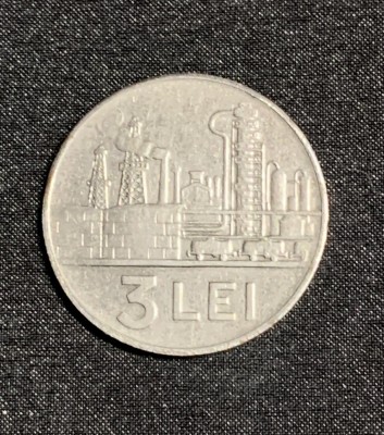Moneda 3 lei 1963 RPR foto