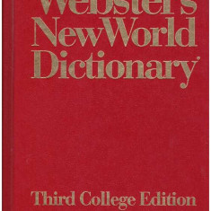 - Webster's New World Dictionary of american english - 3rd college edition - 126537