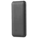 Power bank 10000mah cu cablu 30cm tip c - negru