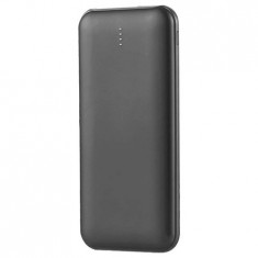 Power Bank 10000mah Cu Cablu 30cm Tip C - Negru foto