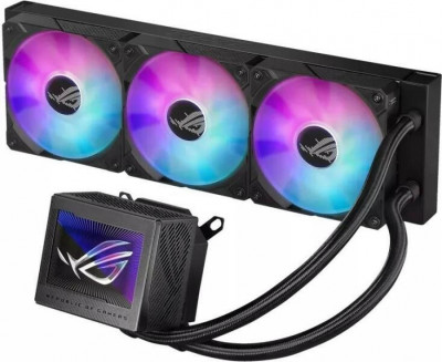 Cpu cooler asus rog ryujin iii 360 argb water block water block dimention: 89 x foto