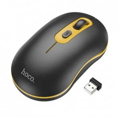 Mouse Wireless 1000-1600 DPI Hoco (GM21) Negru Galben