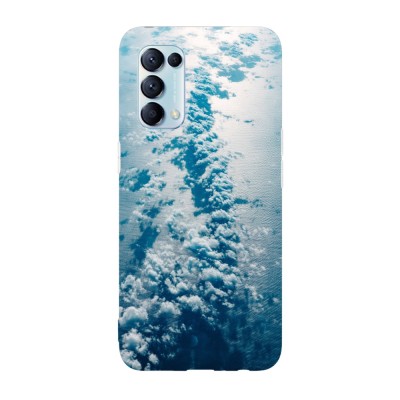 Husa compatibila cu Oppo A15s model Over the clouds, Silicon, TPU, Viceversa foto