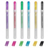 Set 6 Pixuri cu gel - Shine like a diamond - Multicolor